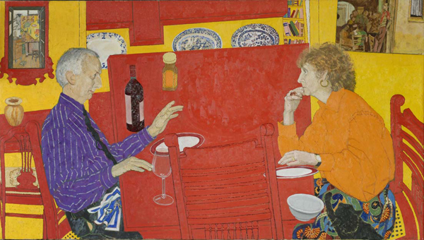 Conversation 1990 -1991. Oil on canvas Conversation 1990 -1991. Oil on canvas