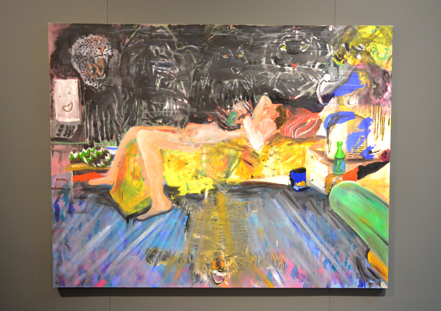 Tanja Ritterbex-You visited me as a black lion in my dreams-140x180cm-2014 Tanja Ritterbex-You visited me as a black lion in my dreams-140x180cm-2014