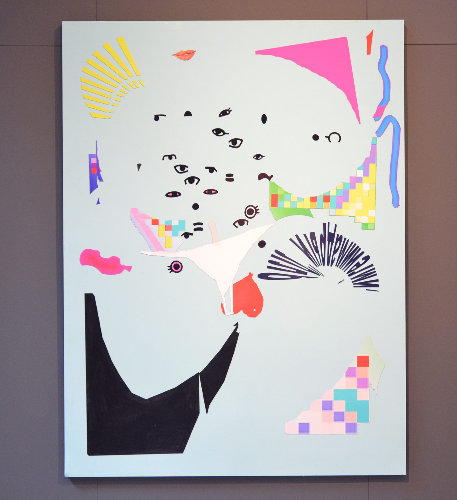 Bob Eikelboom-Place This Work next to Medusa for the Inkblot Test- 200x150cm-2014 Bob Eikelboom-Place This Work next to Medusa for the Inkblot Test- 200x150cm-2014