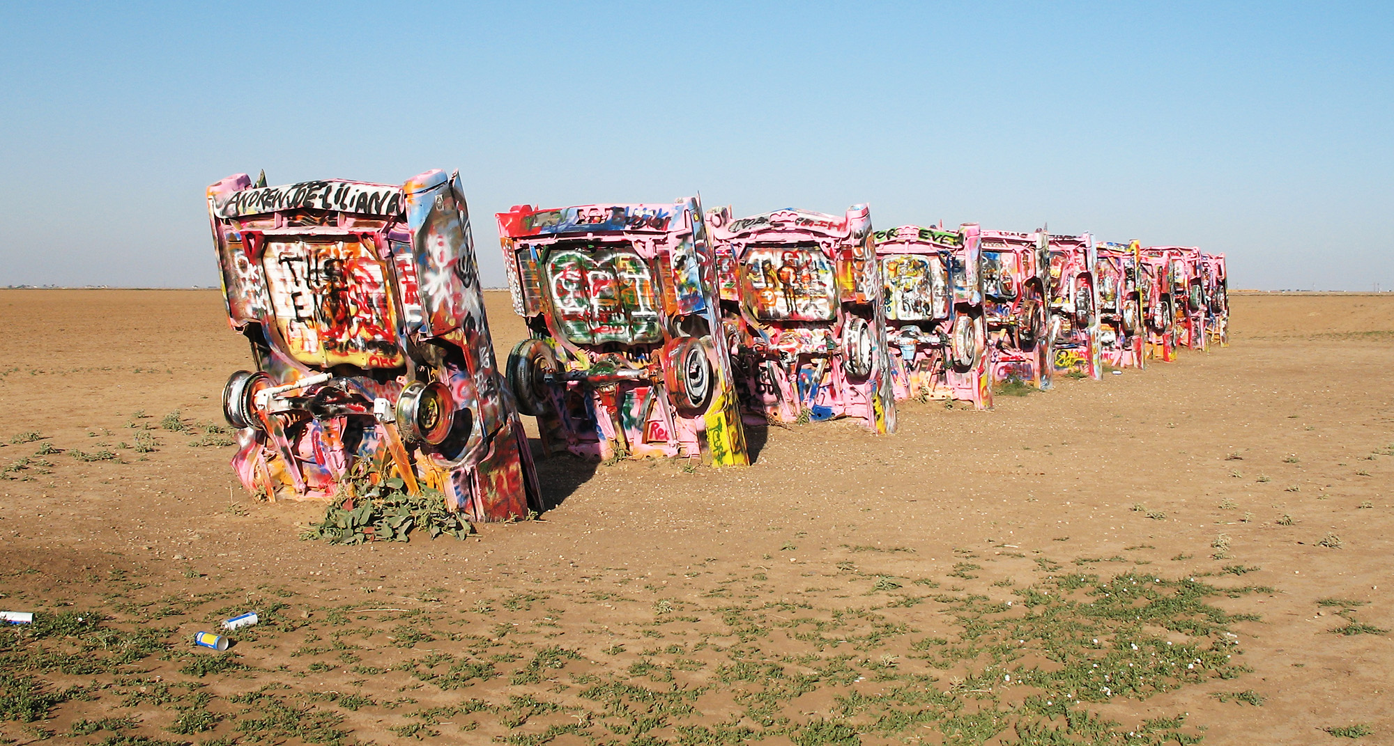 Doug Michels, Chip Lord, Hudson Marquez - Cadillac Ranch - Texas Doug Michels, Chip Lord, Hudson Marquez - Cadillac Ranch - Texas