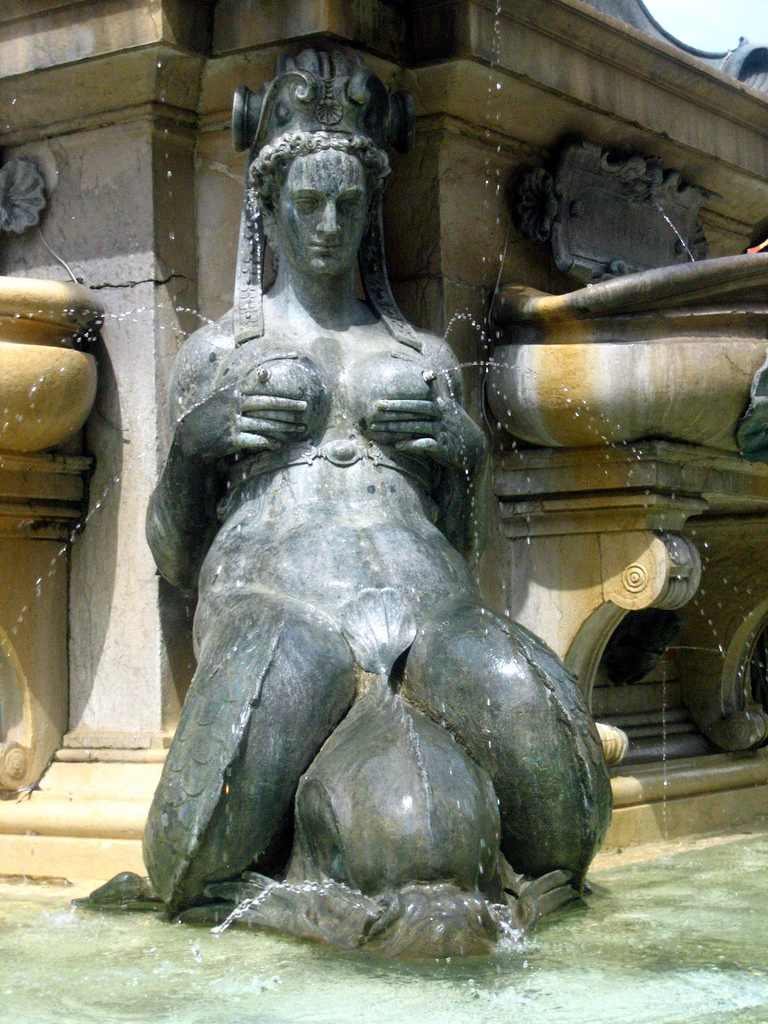 Fountain of Neptune (detail), Giambologna, Bologna Fountain of Neptune (detail), Giambologna, Bologna