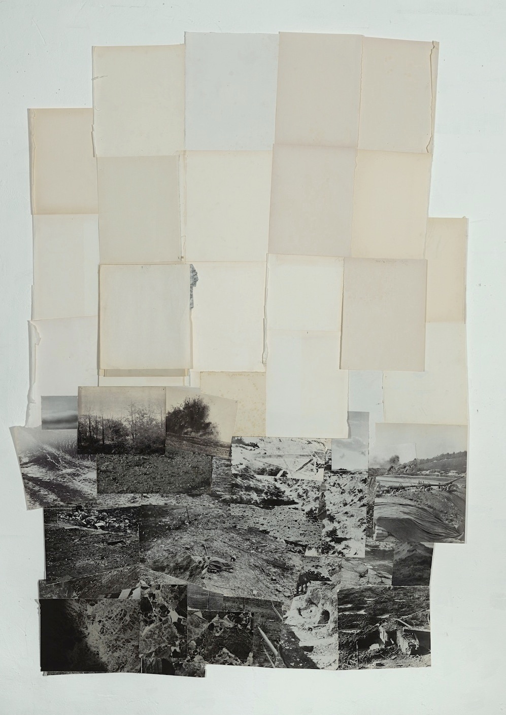 Dieuwke Spaans, Landscape mixed media / collage, 180 x 129 cm Dieuwke Spaans, Landscape mixed media / collage, 180 x 129 cm